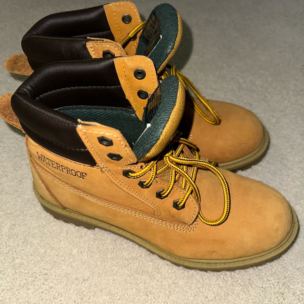 Brahma Mens Tan Waterproof Soft Toe Work Boots